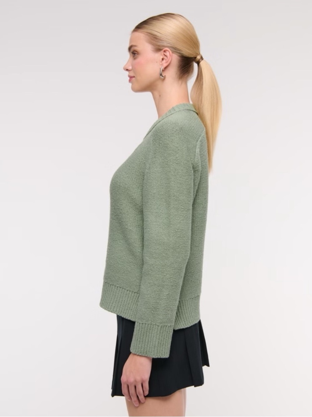 Abercrombie & Fitch Madeline Textured Crew Sweater - Picture 2 of 6